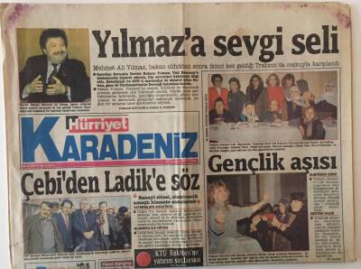 Hürriyet Gazetesi Karadeniz Eki 25 Şubat 1992 - KTÜ Rektörüne Yatırım Suçlaması GZ22366 - 1