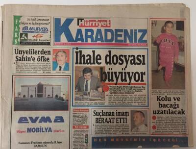 Hürriyet Gazetesi Karadeniz Eki 29 Kasım 1992 - İhale Dosyası Büyüyor , Rize Transfer Çıkmazında GZ25243 - 1