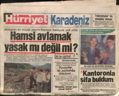 Hürriyet Gazetesi Karadeniz Eki 6 Aralık 1990 - Trabzonda Oynanan Liselerarası Müsabakalar Tat Vermedi GZ113072 - 1