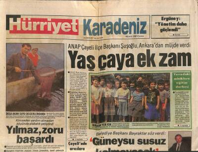 Hürriyet Gazetesi Karadeniz Eki 6 Eylül 1991 - Giresunspor Pusuda - Gümüşkayak Kışa Hazırlanıyor GZ122926 - 1