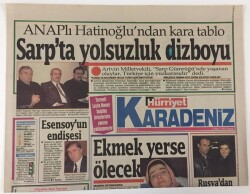 Hürriyet Gazetesi Karadeniz Eki 7 Mart 1993 - Giresunda Hastane Arsasına Onay Sarp Sınır Kapısında Yolsuzluk Dizboyu GZ13369 - 1
