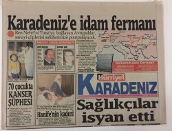 Hürriyet Gazetesi Karadeniz Eki 7 Şubat 1993 - Karadenize İdam Fermanı GZ13370 - 1