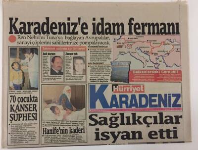 Hürriyet Gazetesi Karadeniz Eki 7 Şubat 1993 - Karadenize İdam Fermanı GZ13370 - 2