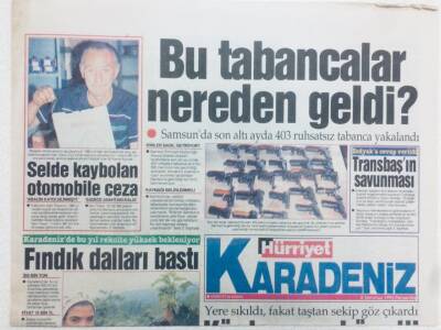 Hürriyet Gazetesi Karadeniz Eki 8 Temmuz 1993 - Selde Kaybolan Otomobile Ceza GZ40934 - 1