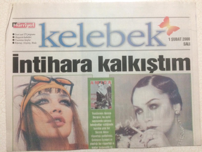 Hürriyet Gazetesi Kelebek 1 Şubat 2000 - İnternette Cinsel Tedavi GZ24985 - 1