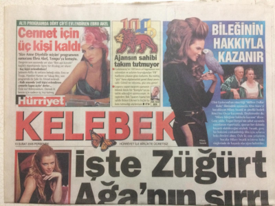 Hürriyet Gazetesi Kelebek 10 Şubat 2005 - İşte Züğürt Ağanın Sırrı GZ27030 - 1