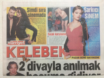 Hürriyet Gazetesi Kelebek 11 Şubat 2005 - Fazıl Say,İki Divayla Anılmak Hoşuma Gidiyor GZ27003 - 1