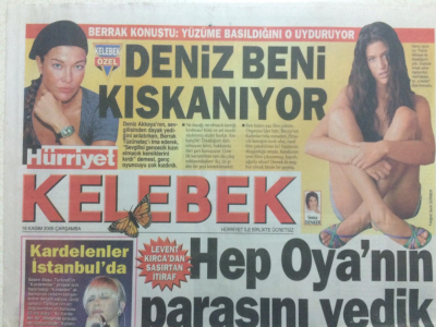 Hürriyet Gazetesi Kelebek 16 Kasım 2005 - Levent Kırcadan Şaşırtıcı İtiraf,Hep Oyanın Parasını Yedik GZ27099 - 1