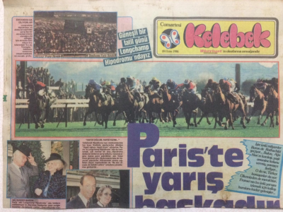 Hürriyet Gazetesi Kelebek 18 Ekim 1986 - Sonbahar Hüznüyle Savaşın GZ24944 - 1