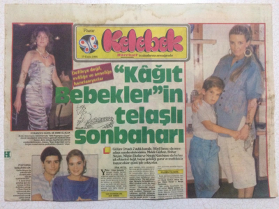 Hürriyet Gazetesi Kelebek 19 Ekim 1986 - Kağıt Bebeklerin Telaşlı Sonbaharı GZ24946 - 1