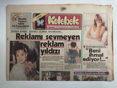Hürriyet Gazetesi Kelebek 19 Nisan 1985- Bayan Barbi Şöhret Olmak İstemiyor-GZ14501 - 1