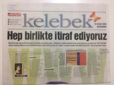 Hürriyet Gazetesi Kelebek 19 Ocak 2000 - Süper Derbederler Modası, Ailecek Televizyoncu Olacaklar GZ24976 - 1