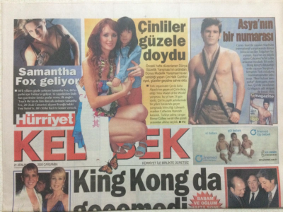 Hürriyet Gazetesi Kelebek 21 Aralık 2005 - Bülent Ersoya Olimpiyat Daveti GZ27075 - 1