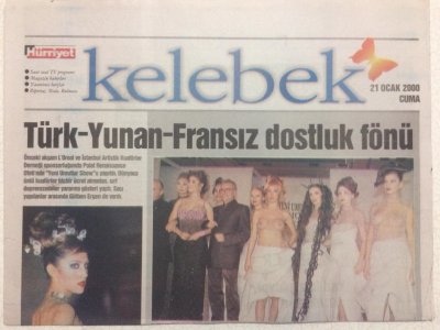 Hürriyet Gazetesi Kelebek 21 Ocak 2000 - Kuaförlere Sorduk,İşin Püf Noktalarını Öğrendik GZ24973 - 1