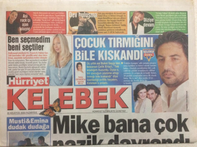 Hürriyet Gazetesi Kelebek 22 Ağustos 2005 - Mike Tyson Bana Çok Nazik Davrandı GZ27055 - 1