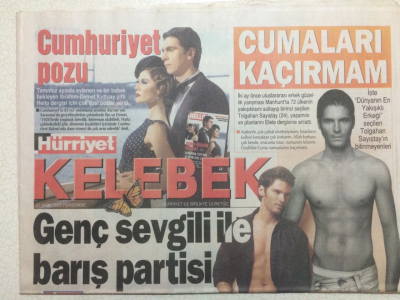Hürriyet Gazetesi Kelebek 27 Ekim 2005 - Tolgahan Sayıştayın Bilinmeyenleri GZ27008 - 1