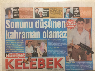 Hürriyet Gazetesi Kelebek 27 Eylül 2005 - Kaya Çilingiroğlu Ve Ferayenin Yakalandığı Gece GZ27026 - 1