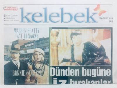 Hürriyet Gazetesi Kelebek 28 Aralık 1999 - Dünden Bugüne İz Bırakanlar GZ42224 - 1