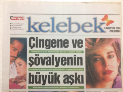 Hürriyet Gazetesi Kelebek 3 Ağustos 2000 - Çingene Ve Şövalyenin Büyük Aşkı GZ24998 - 1