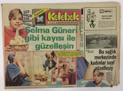 Hürriyet Gazetesi Kelebek Eki 1 Ağustos 1983 - Zeki Alasya Metin Akpınar Tiyatro da Her İşteler GZ13086 - 2