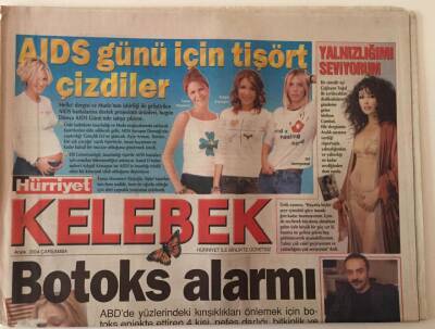 Hürriyet Gazetesi Kelebek Eki 1 Aralık 2004 - Yılmaz Erdoğan Kendi Oyuncusunu Kendi Yetiştiriyor , En Seksi Kadın Seray Sever Seçildi GZ18614 - 1