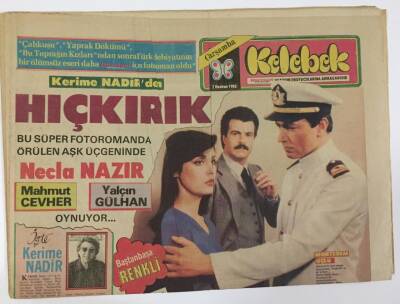 Hürriyet Gazetesi Kelebek Eki 1 Haziran 1983 - Ekranda Bu Gece Türkan Şoray ın İlk Televizyon Dizisi Çocuk Köylere Doğrunun İlk Bölümü GZ13091 - 2