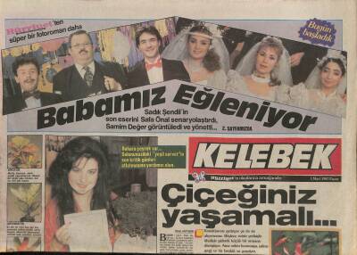 Hürriyet Gazetesi Kelebek Eki 1 Mart 1987 - Meral Zerenin Bonsaı Çamı GZ115078 - 1