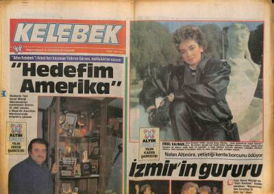 Hürriyet Gazetesi Kelebek Eki 1 Mart 1988 - Nalan Altınörs , Yetiştiği Kente Borcunu Ödüyor GZ94034 - 1