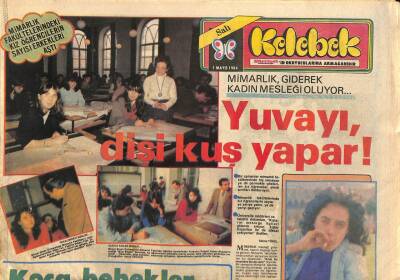 Hürriyet Gazetesi Kelebek Eki 1 Mayıs 1984 - Yaprak Özdemiroğlu , Yine Eroinman... GZ113820 - 1