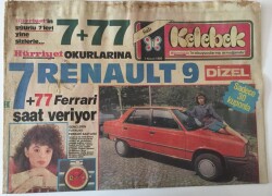 Hürriyet Gazetesi Kelebek Eki 1 Nisan 1986 - Bülent Ersoy Acı Ekmek Fotoromanı - GZ43946 - 1