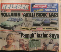Hürriyet Gazetesi Kelebek Eki 1 Temmuz 1989 - Cihan Ünal Çaldı,Deniz Türkali Söyledi GZ61924 - 2