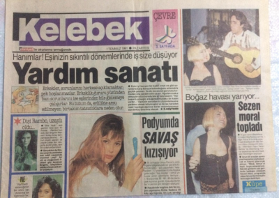 Hürriyet Gazetesi Kelebek Eki 1 Temmuz 1991 - Sezen Aksu Moral Topladı GZ21649 - 1