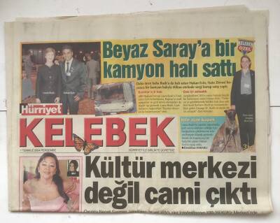 Hürriyet Gazetesi Kelebek Eki 1 Temmuz 2004 - Mançonun Varisleri, Yine Mahkemelik GZ8630 - 1