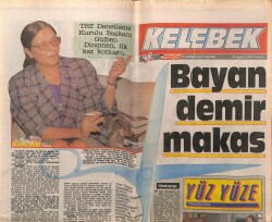 Hürriyet Gazetesi Kelebek Eki 10 Ağustos 1989 - Gülben Dinçmen İlk Kez Konuştu GZ63490 - 1