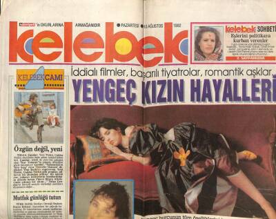 Hürriyet Gazetesi Kelebek Eki 10 Ağustos 1992 - Yengeç Kızın Hayalleri GZ75872 - 1