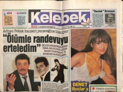 Hürriyet Gazetesi Kelebek Eki 10 Aralık 1991 - Demet Akalın Ruslara Taktı GZ63774 - 2