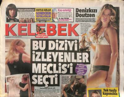Hürriyet Gazetesi Kelebek Eki 10 Aralık 2012 - Muhteşem Yüzyıl Tartışmasına Sezen Aksu da Katıldı GZ116906 - 1