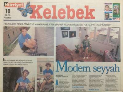 Hürriyet Gazetesi Kelebek Eki 10 Ekim 1996 - Modern Seyyah GZ35742 - 1