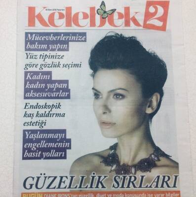 Hürriyet Gazetesi Kelebek Eki 10 Ekim 2016 - Endoskopik Kaş Kaldırma Estetiği GZ46948 - 1