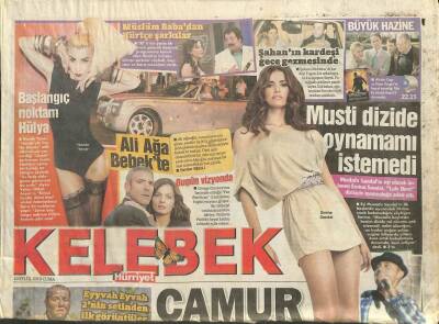 Hürriyet Gazetesi Kelebek Eki 10 Eylül 2010 - Mustafa Sandal Kadınlar Kedi Olmamızı İstiyor - GZ109312 - 1