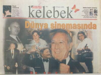 Hürriyet Gazetesi Kelebek Eki 10 Kasım 1998 - Dünya Sinemasında Atatürk Adayları GZ35749 - 1
