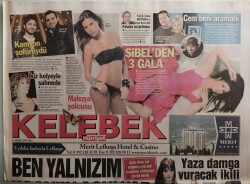 Hürriyet Gazetesi Kelebek Eki 10 Mart 2009 Yusuf Güneyin İlginç Hikayesi -GZ44588 - 2