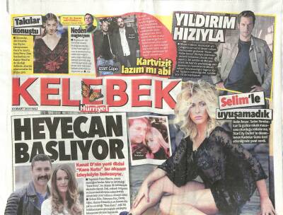Hürriyet Gazetesi Kelebek Eki 10 Mart 2015 - Mustafa Denizli Bildi GZ113282 - 1