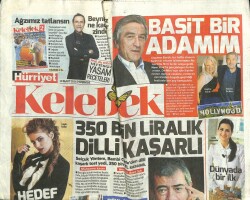 Hürriyet Gazetesi Kelebek Eki 10 Mart 2016 - Şevval Sam Ve Enrico Macias Zorlu PSM Sahnesinde Buluşacak GZ100583 - 2