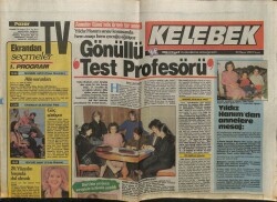 Hürriyet Gazetesi Kelebek Eki 10 Mayıs 1987 - Yıldız Bozkurt ,Gönüllü Test Profesörü GZ61888 - 1