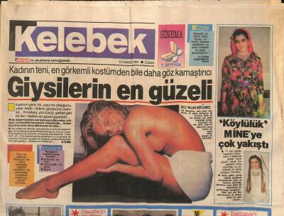 Hürriyet Gazetesi Kelebek Eki 10 Mayıs 1991 - Yasemin Kutsi-Sacit Aslan Çifti , Yuvalarına 150 Milyon Harcadılar GZ122938 - 1