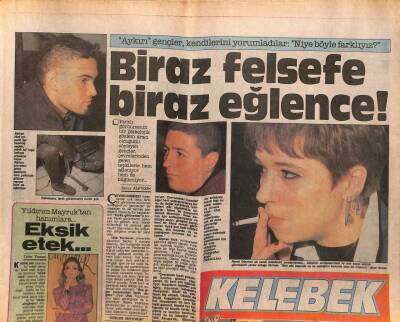 Hürriyet Gazetesi Kelebek Eki 10 Nisan 1989 - Keşanlı Ali Büyük Aşkı Zilhayı Çabuk Unuttu GZ113688 - 1