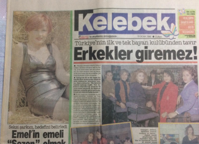 Hürriyet Gazetesi Kelebek Eki 10 Ocak 1992 - Şarkıcı Emelin Hayali Sezen Aksu Gibi Olmak GZ21635 - 1