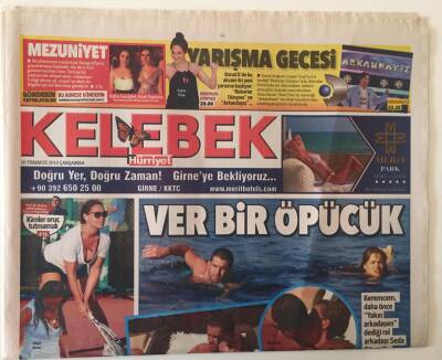 Hürriyet Gazetesi Kelebek Eki 10 Temmuz 2013 - Hülya Avşarın Elinden Raket Düşmüyor GZ26911 - 1