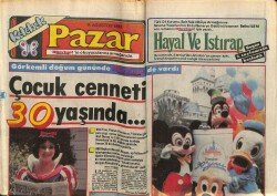 Hürriyet Gazetesi Kelebek Eki 11 Ağustos 1985 - Çocuk Cenneti Artık 30 Yaşında GZ63781 - 1